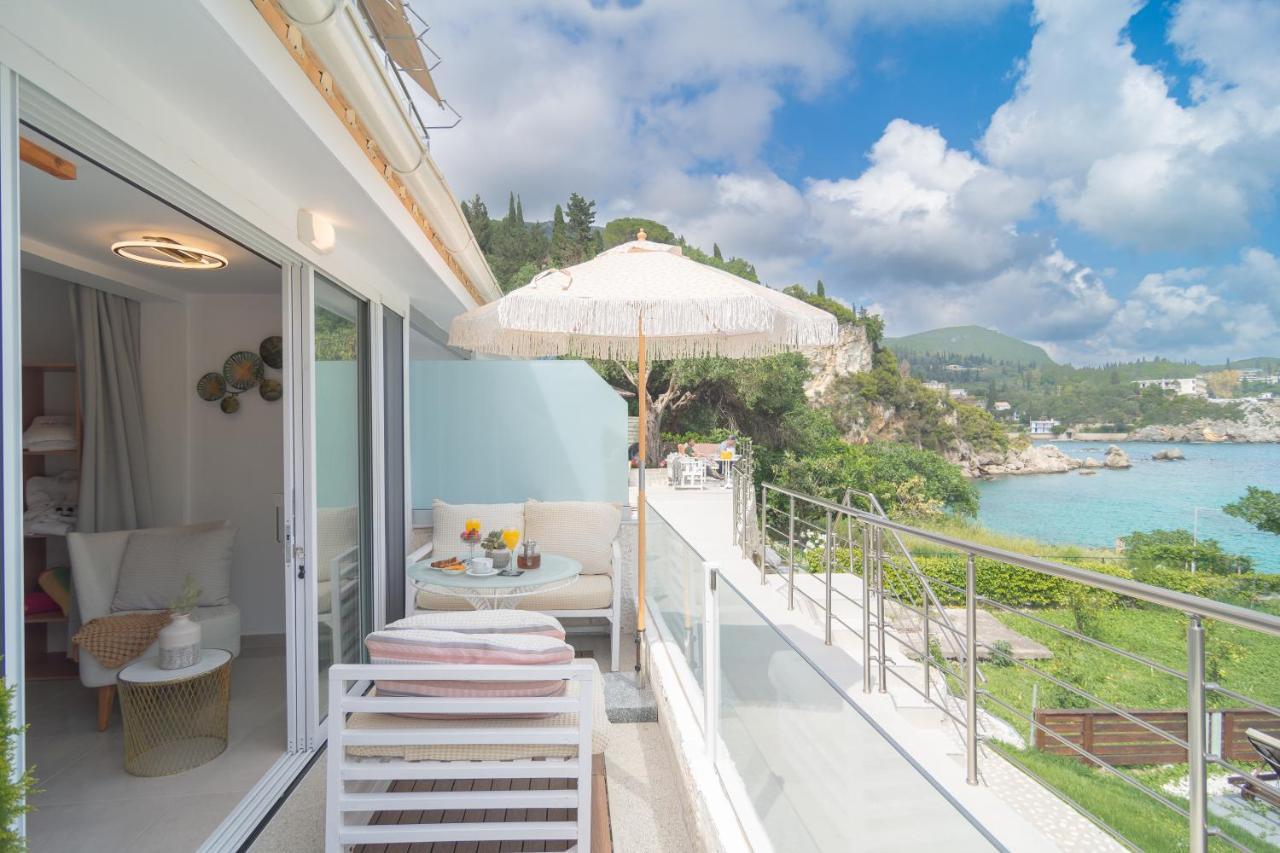 Tango Apartment On The Beach Paleokastritsa Ngoại thất bức ảnh